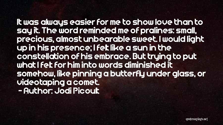 Love Is Like A Butterfly Quotes By Jodi Picoult