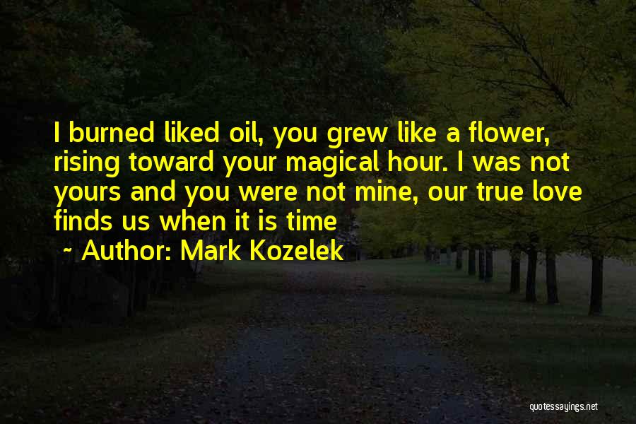 Love Is Like A Flower Quotes By Mark Kozelek