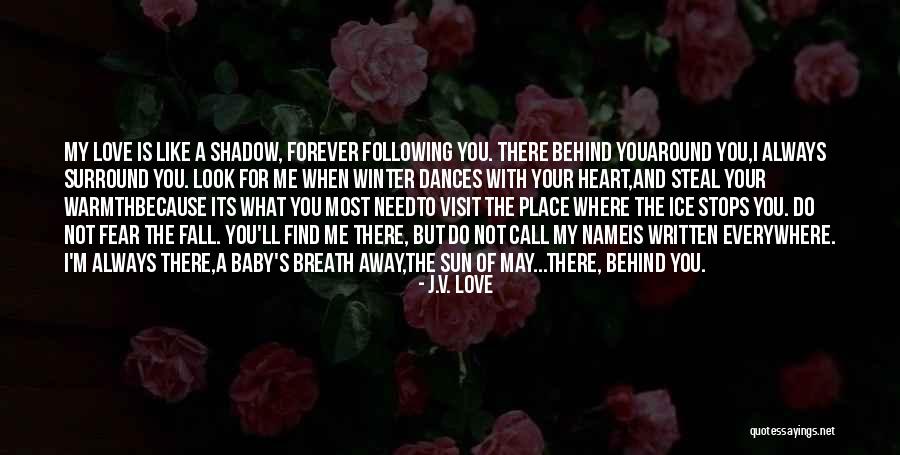 Love Is Like A Shadow Quotes By J.V. Love