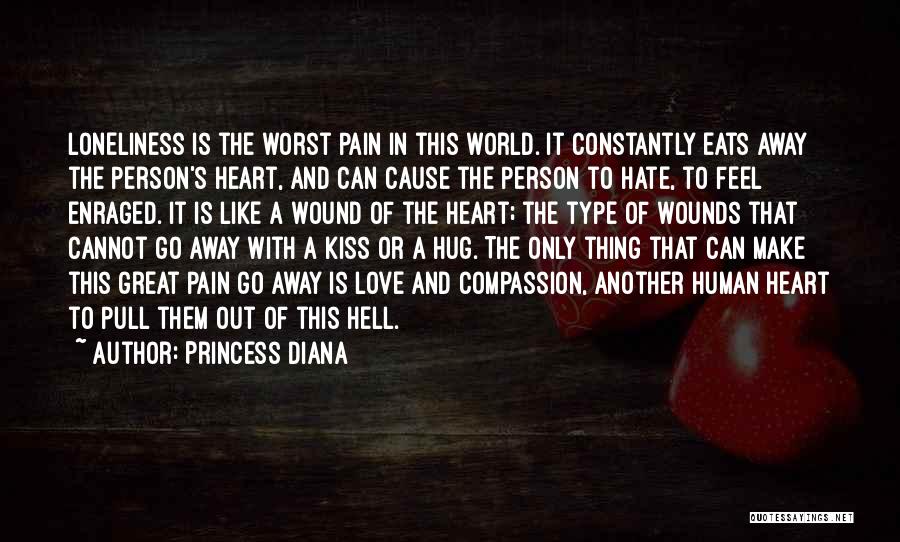 Love Is Like Hell Quotes By Princess Diana