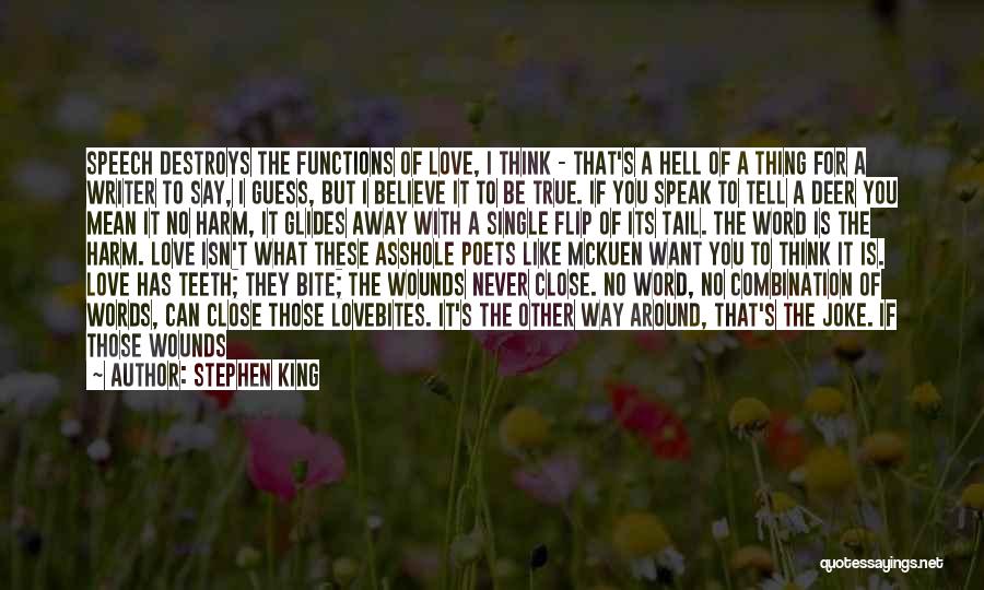 Love Is Like Hell Quotes By Stephen King