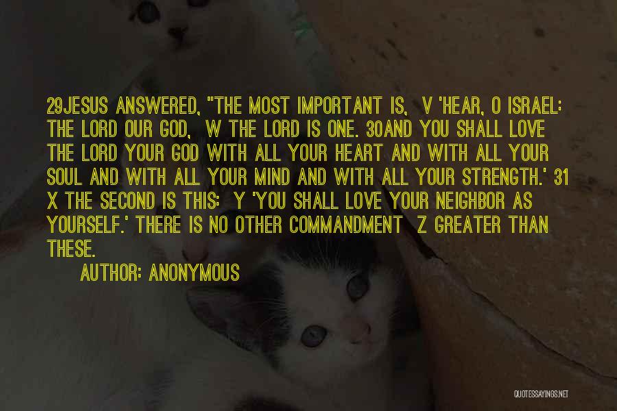 Love Is Most Important Quotes By Anonymous