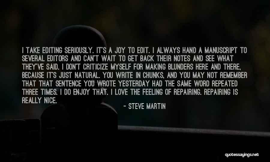 Love Is Not A Feeling Quotes By Steve Martin Love Is Not A Feeling Quotes By Steve Martin