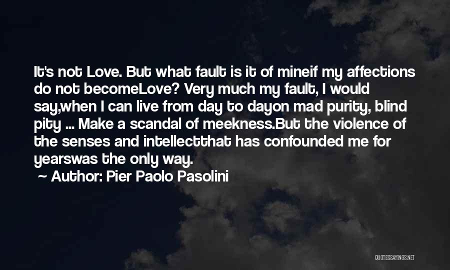 Love Is Not Blind Quotes By Pier Paolo Pasolini