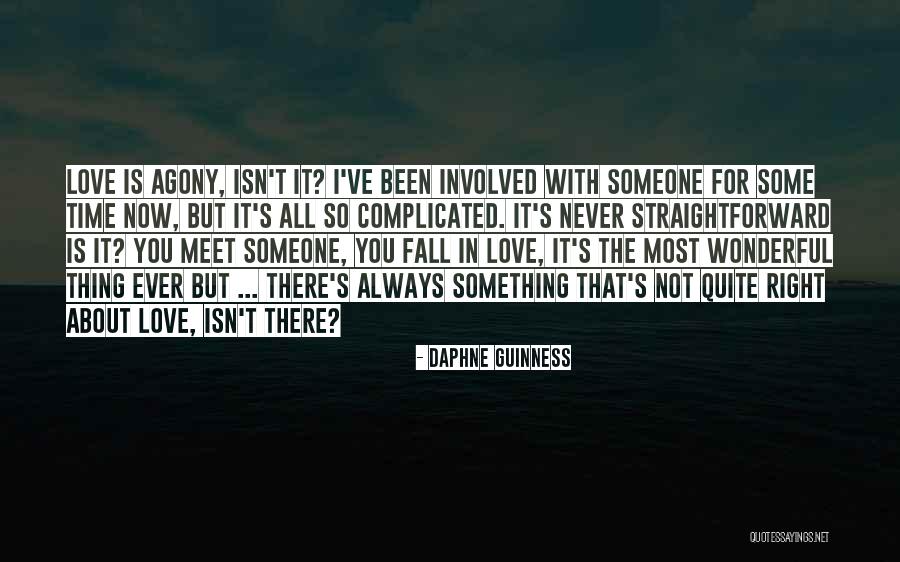 Love Is Not Complicated Quotes By Daphne Guinness