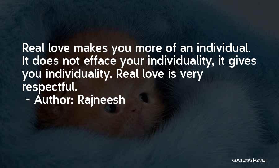 Love Is Not Real Quotes By Rajneesh