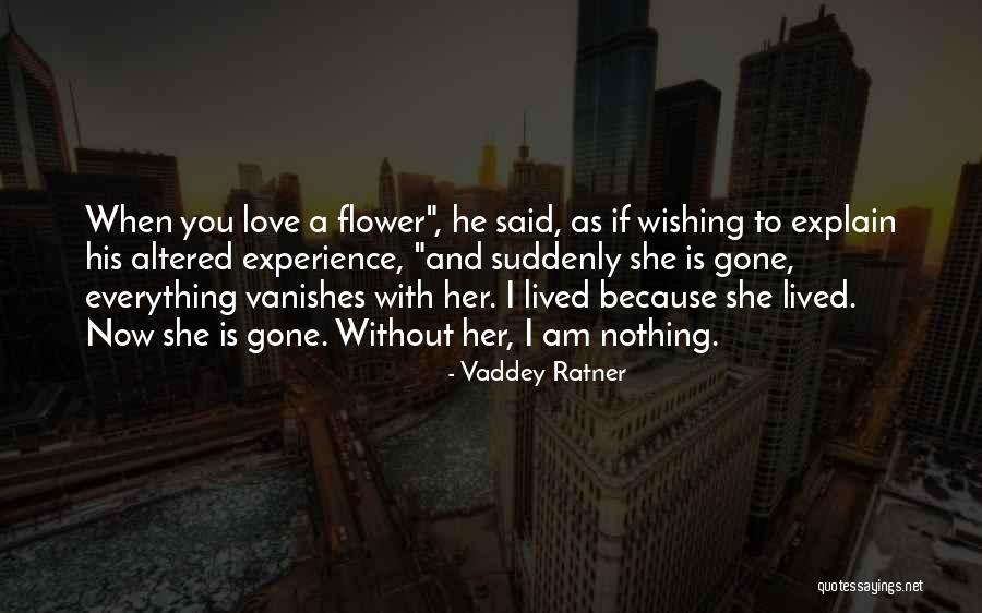 Love Is Nothing Without You Quotes By Vaddey Ratner