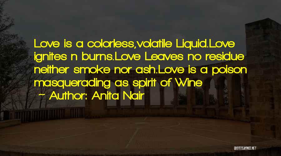 Love Is Poison Quotes By Anita Nair