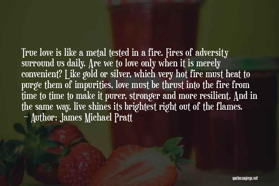 Love Is Tested Quotes By James Michael Pratt
