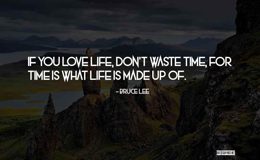 Love Is Waste Quotes By Bruce Lee