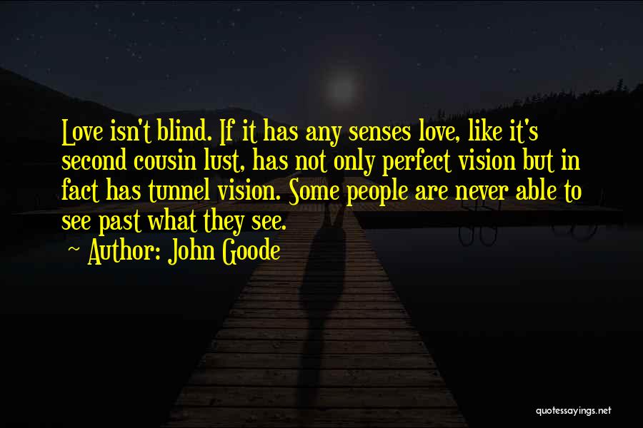 Love Isn't Blind Quotes By John Goode