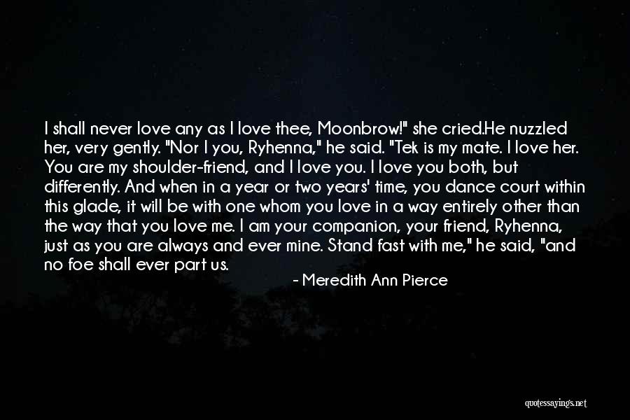 Love Just The Way You Are Quotes By Meredith Ann Pierce