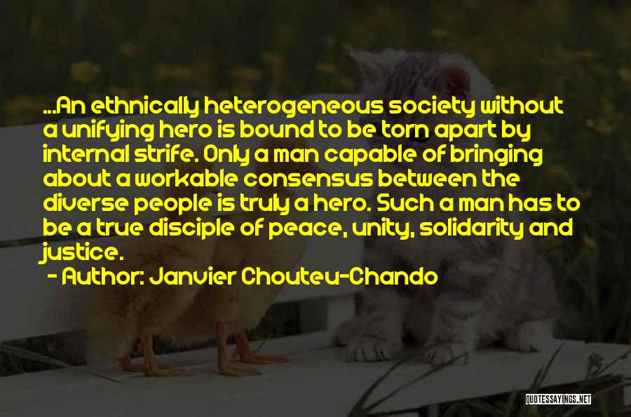 Love Justice Quotes By Janvier Chouteu-Chando