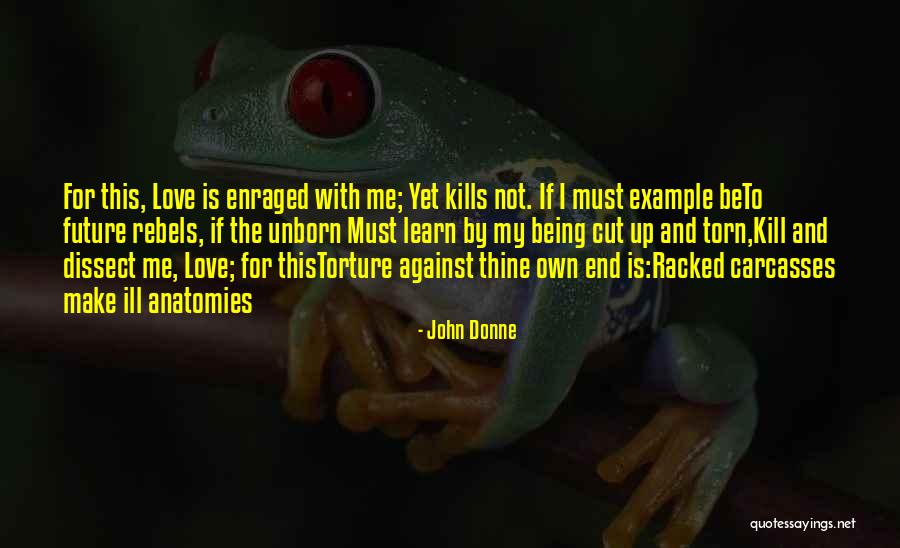 Love Kills Quotes By John Donne