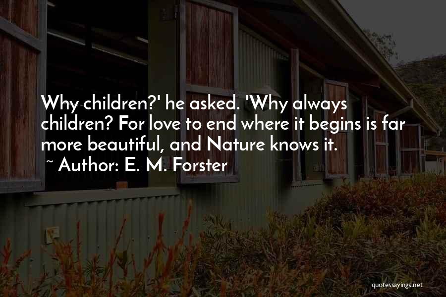 Love Knows No End Quotes By E. M. Forster