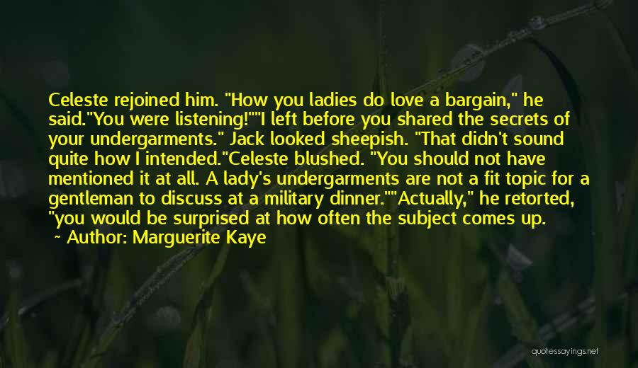 Love Ladies Quotes By Marguerite Kaye