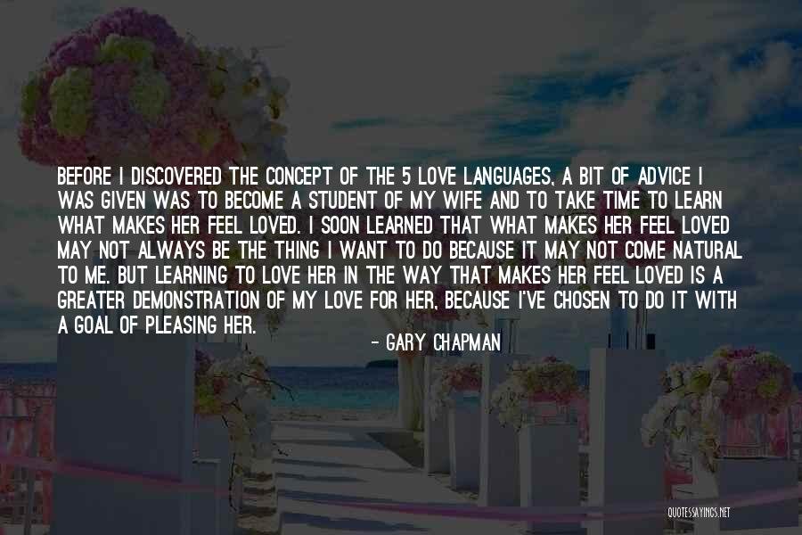 Love Languages Quotes By Gary Chapman