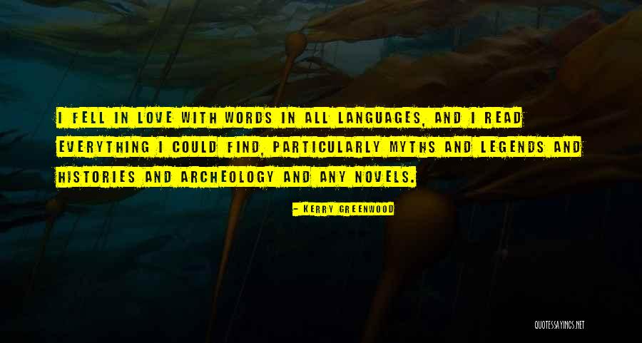 Love Languages Quotes By Kerry Greenwood