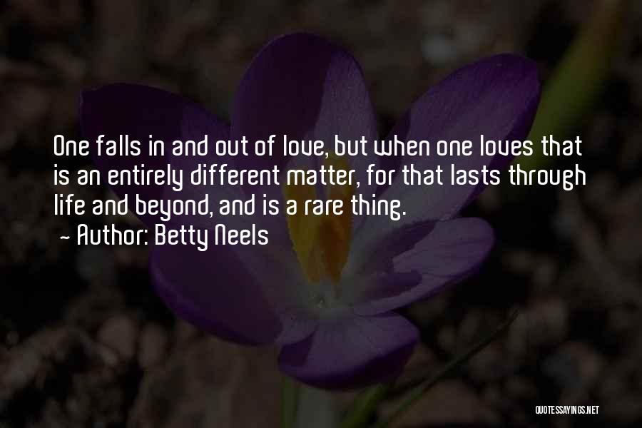 Love Lasts Quotes By Betty Neels