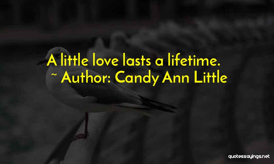 Love Lasts Quotes By Candy Ann Little