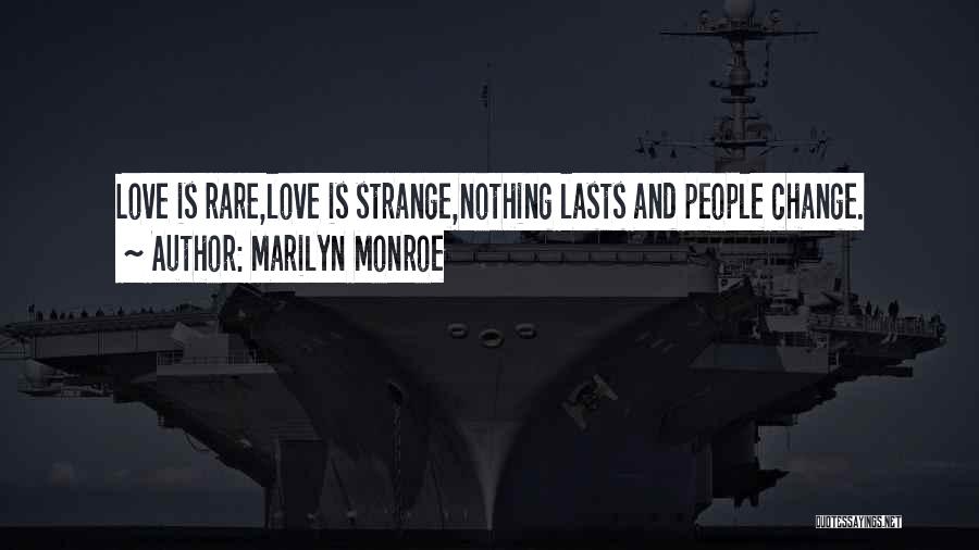 Love Lasts Quotes By Marilyn Monroe