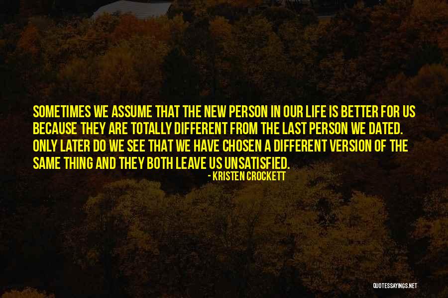 Love Later In Life Quotes By Kristen Crockett