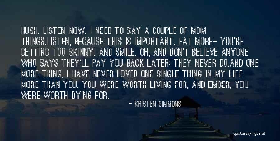 Love Later In Life Quotes By Kristen Simmons