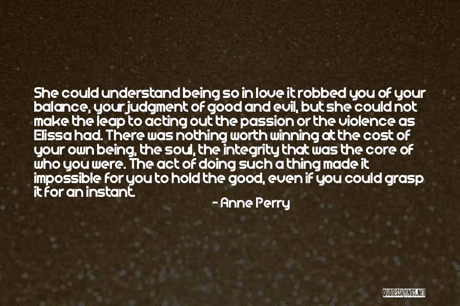 Love Leap Quotes By Anne Perry