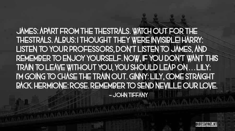 Love Leap Quotes By John Tiffany