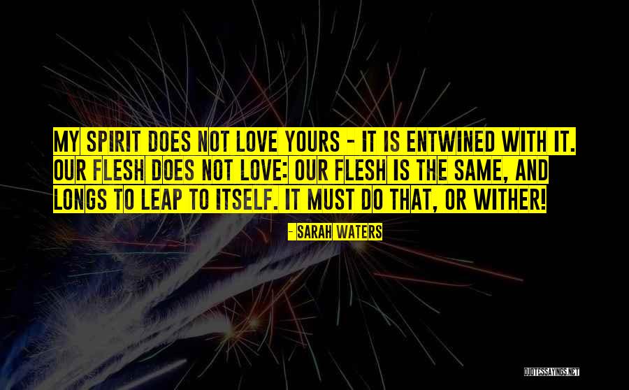 Love Leap Quotes By Sarah Waters