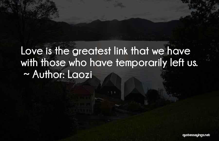Love Left Us Quotes By Laozi
