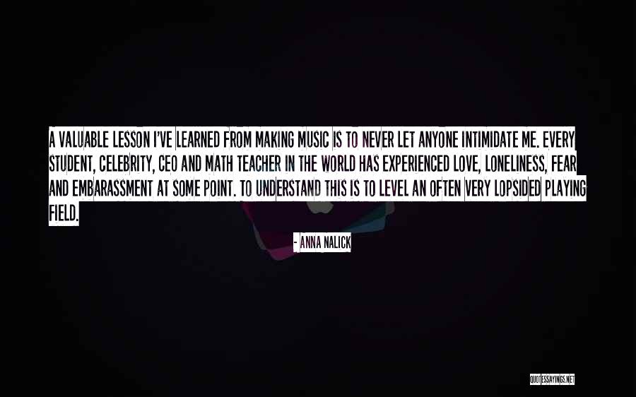 Love Lesson Quotes By Anna Nalick Love Lesson Quotes By Anna Nalick