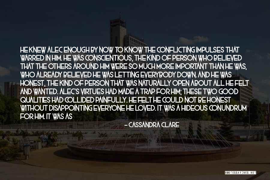 Love Letting You Down Quotes By Cassandra Clare Love Letting You Down Quotes By Cassandra Clare
