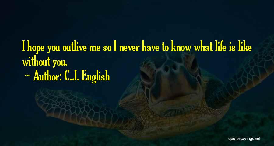 Love Life English Quotes By C.J. English