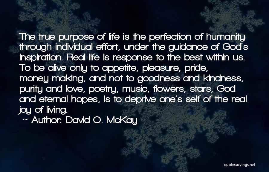 Love Life Money Quotes By David O. McKay