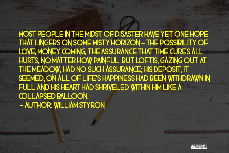 Love Life Money Quotes By William Styron