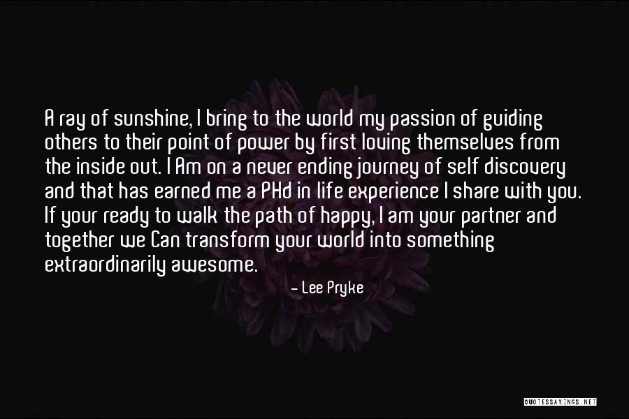 Love Life Partner Quotes By Lee Pryke