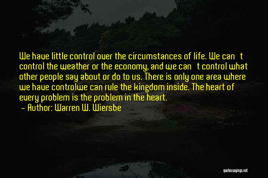 Love Life Problem Quotes By Warren W. Wiersbe