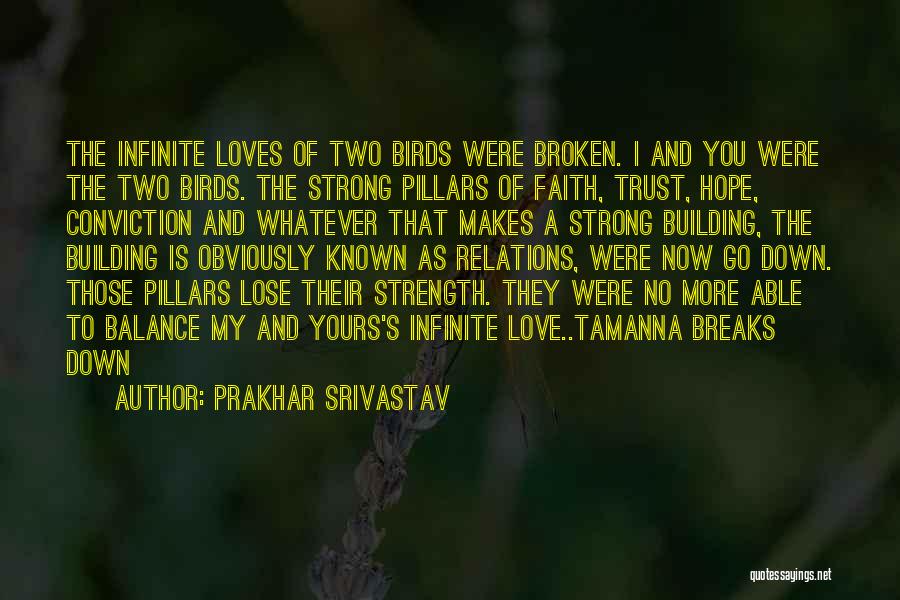 Love Life Strength Quotes By Prakhar Srivastav