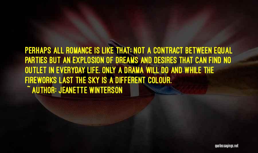 Love Like Fireworks Quotes By Jeanette Winterson