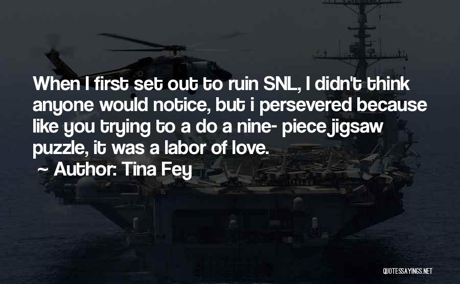 Love Like Puzzle Quotes By Tina Fey