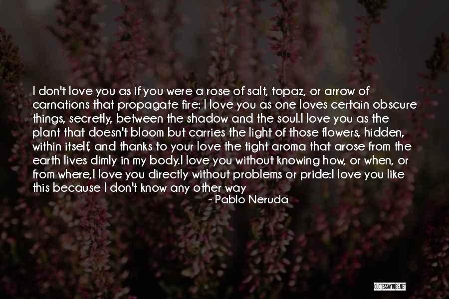 Love Like Shadow Quotes By Pablo Neruda