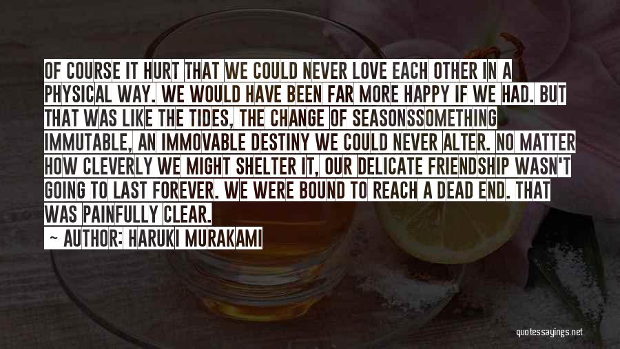 Love Like You've Never Been Hurt Quotes By Haruki Murakami