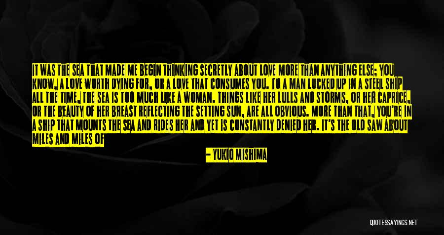 Love Locked Up Quotes By Yukio Mishima