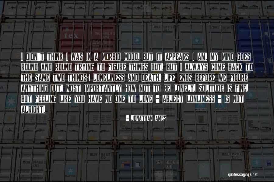 Love Loneliness Quotes By Jonathan Ames