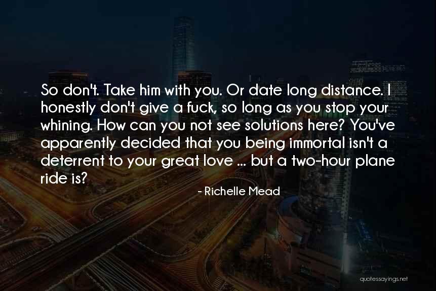 Love Long Distance Quotes By Richelle Mead Love Long Distance Quotes By Richelle Mead