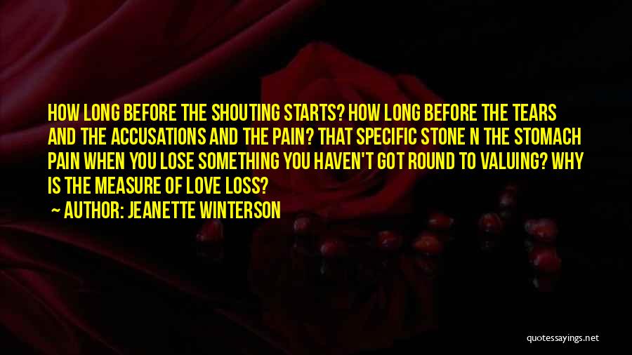 Love Loss And Pain Quotes By Jeanette Winterson
