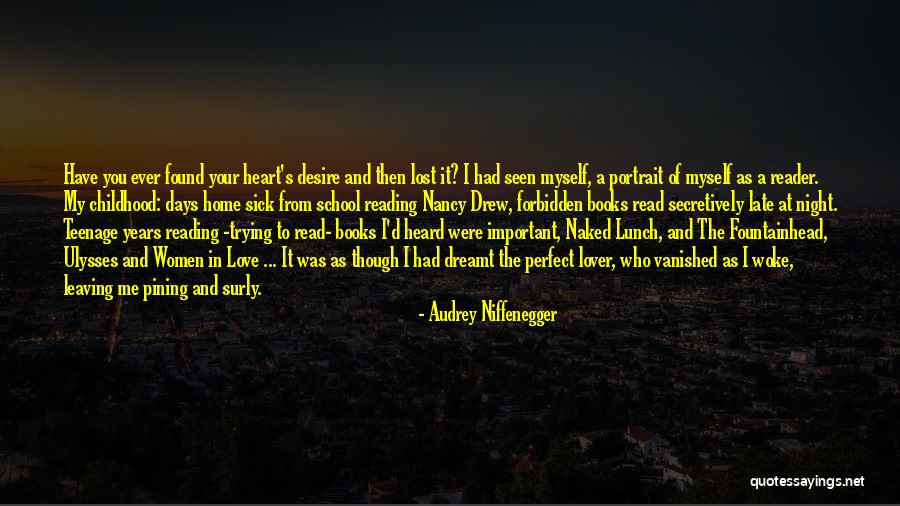 Love Lost And Then Found Quotes By Audrey Niffenegger