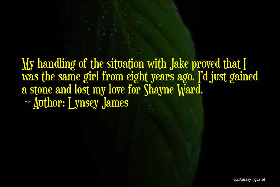 Love Lost Love Gained Quotes By Lynsey James