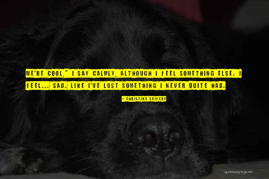 Love Lost Sad Quotes By Christine Seifert Love Lost Sad Quotes By Christine Seifert